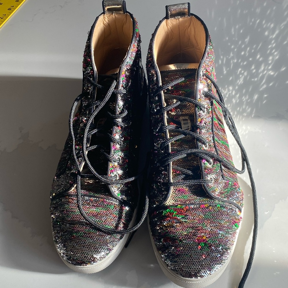 Christian Louboutin sequin sneaker